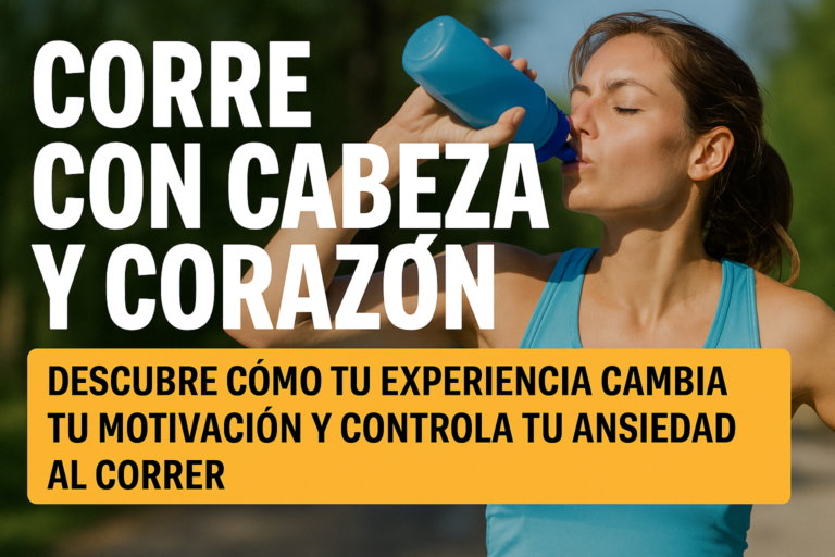 Corre con cabeza y corazón: descubre cómo tu experiencia cambia tu motivación y controla tu ansiedad al correr