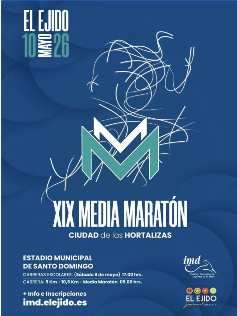 XIX Media Maratón “Ciudad de las Hortalizas” (El Ejido 2026): horarios, distancias e inscripciones