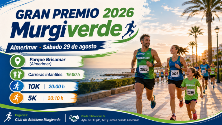Gran Premio 2026 Murgiverde: Almerimar corre junto al mar el 29 de agosto